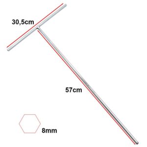 Llave allen M10/58cm para mástil Smartgyro