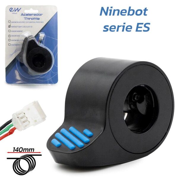 Acelerador Ninebot serie ES azul