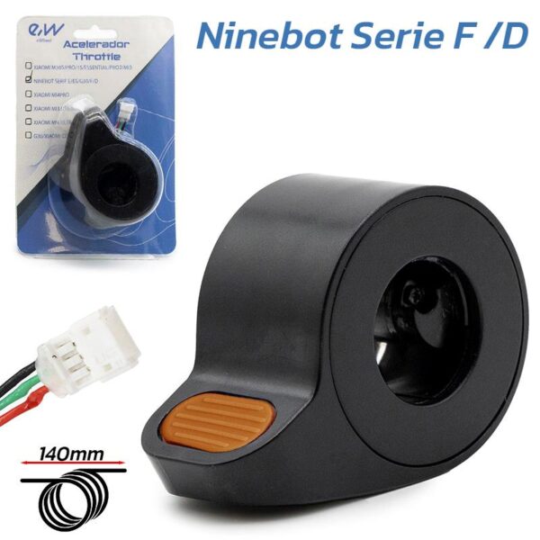 Acelerador Ninebot Serie F y D naranja