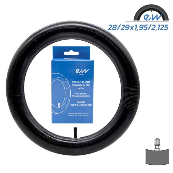 Cámara de aire 28/29x1,95/2,125 VR Ewheel