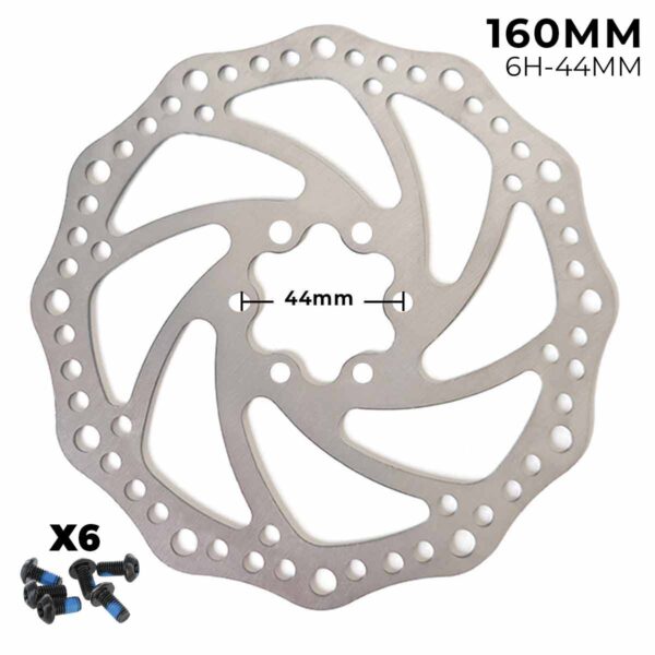 Disco de freno 160mm - Dentado (6H -44MM)