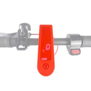 Protector de silicona impermeable rojo para display recto