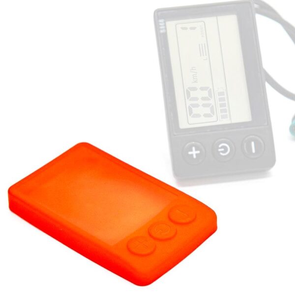 Protector de silicona impermeable rojo para display S866