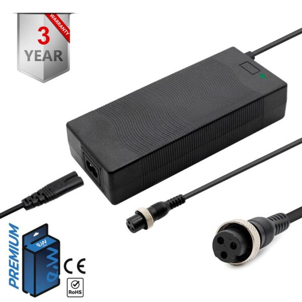 Cargador premium 52v (salida 58,8v) 2A conector Gx16 para Dualtron Mini [Ewheel]