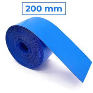 Tubo termorretráctil azul 200 milímetros - 1M