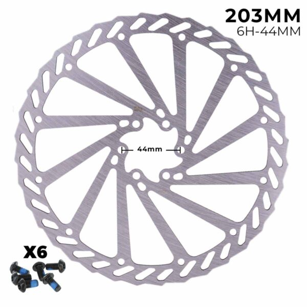 Disco de freno 203mm - Dentado (6H -44MM)