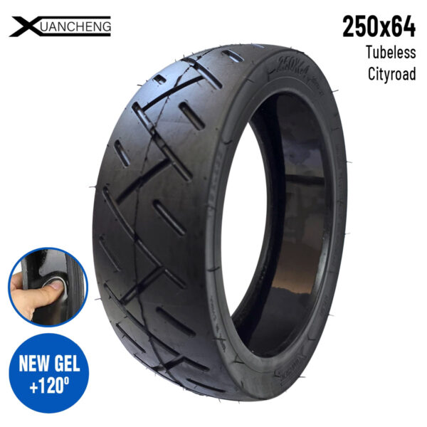 Neumático tubeless 250x64 para MI4 Ultra (Con gel antipinchazos)