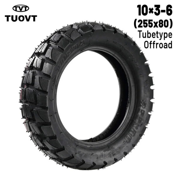 Rueda Cubierta semi-taco 10x3-6 (255x80)