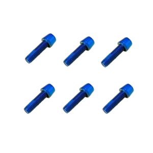 Tornillos Para La Potencia Manillar Azul (Pack 6 unidades)