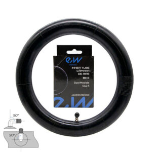 Cámara de aire 14x2,5 válvula curva 90ºx90º [Ewheel]