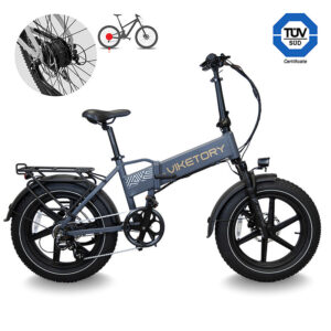 Bicicleta electrica Lithor gris