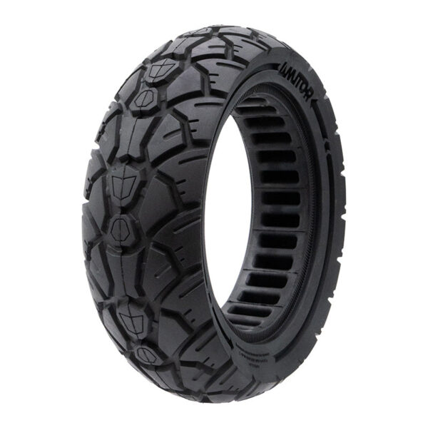 Rueda maciza 10x3,0/255x80 (80/65-6) negra [Amitor]