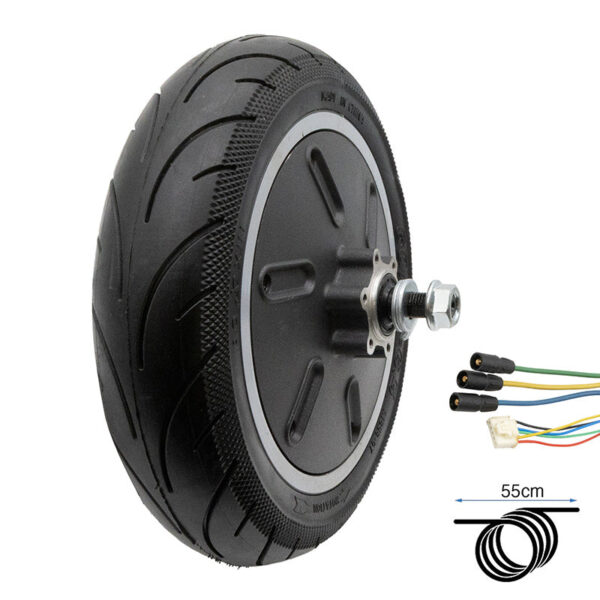 Motor 48V 800W 6,5/B45 con rueda maciza