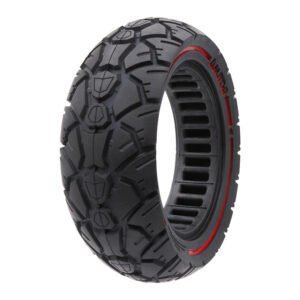Rueda maciza 10x3,0/255x80 (80/65-6) roja [Amitor]