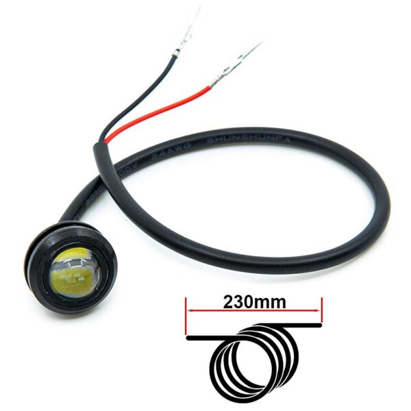 Led ojo de águila blanco 12-36V para Kukirin G2 Pro