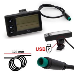 Display S866 con conector waterproof