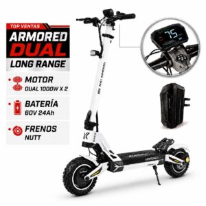 Ecoxtrem Armored Dual Long Range – DGT Homologado 2026 (Blanco)