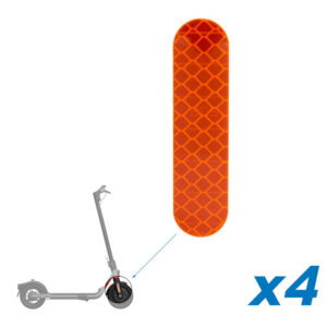 Adhesivo reflectante naranja para horquilla Ninebot serie F y D