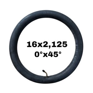 Cámara de aire 16x2,125 válvula 0ºx45º