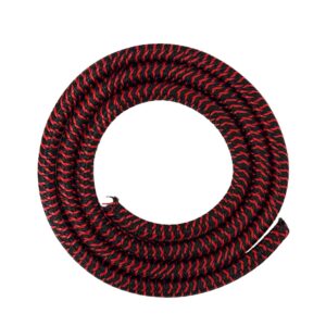 Cubre Cable CJ Racing Negro y Rojo 1 Metro