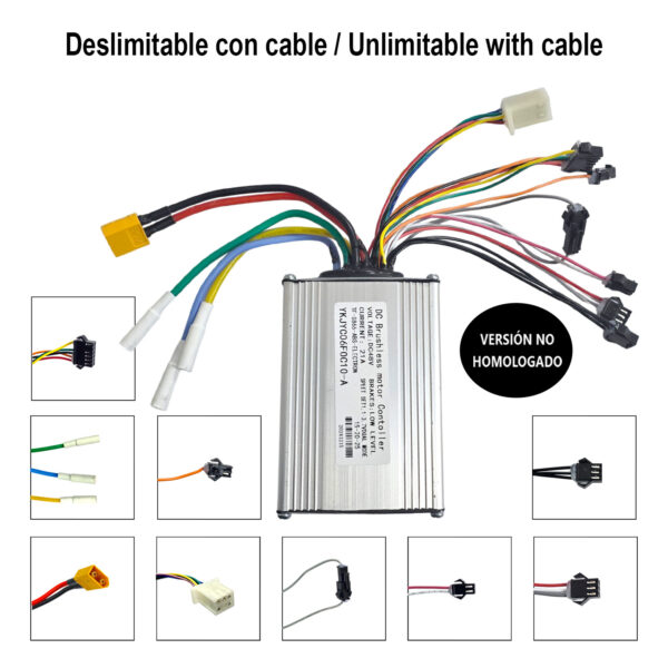 Controladora Smartgyro Rockway / Speedway 48V-21A - Deslimitación CON cable - Versión no homologada
