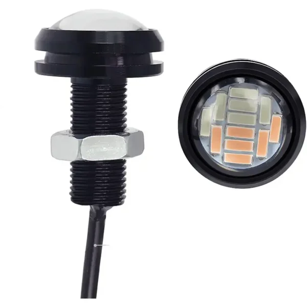 Luz LED Ojo de Águila (Pack de 2) Rojo-Amarillo (12 LEDs por luz)