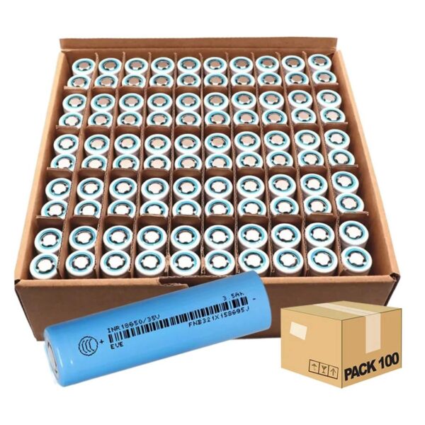 Celda 18650 3C 2.6Ah - 100pcs