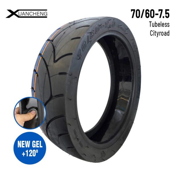 Neumático 70/60-7,5 Tubeless Cityroad para Ninebot ZT3 Pro / Ninebot MAX G3 E(Con gel antipinchazos)