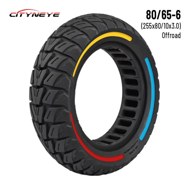 Rueda maciza 10x3,0/255x80 (80/65-6) 43MM