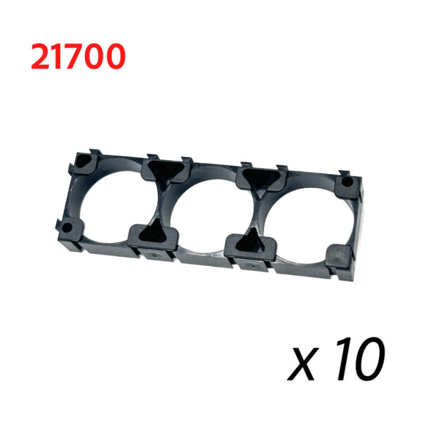 Soporte de batería de litio 21700 (Paquete de 10) (3 pines 21.75mm)
