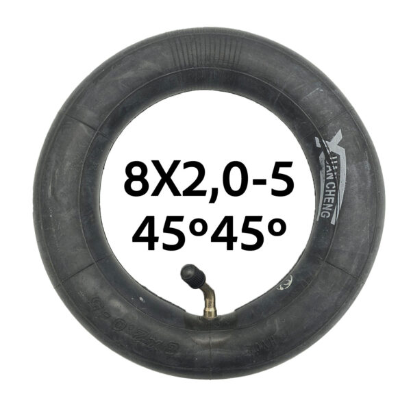 Cámara de aire 8x2,0-5 (válvula 45º 45º)