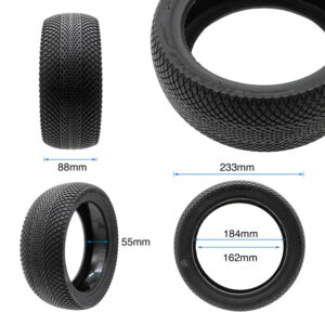 Rueda 10×3,0-6,5 CON GEL (SNAKE) Tubeless – Compatible con Smartgyro [Xuancheng]